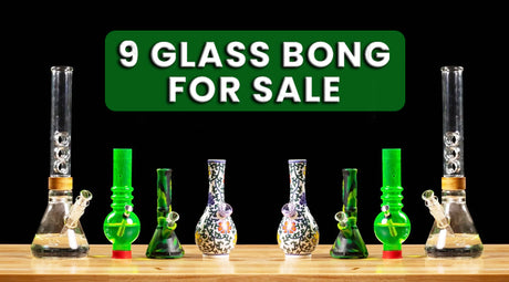 9 Glass Bong For Sale