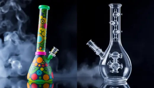 Silicone-vs.-Glass-Bongs-Weighing-the-Pros-and-Cons SmokeMEGA
