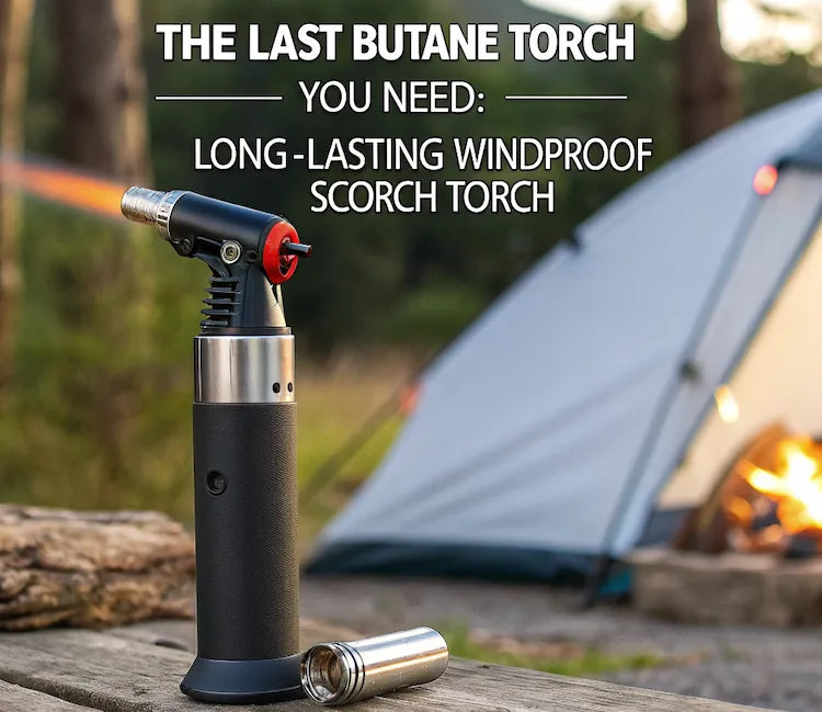 The Last Butane Torch You Need: Long-Lasting Windproof Scorch Torch