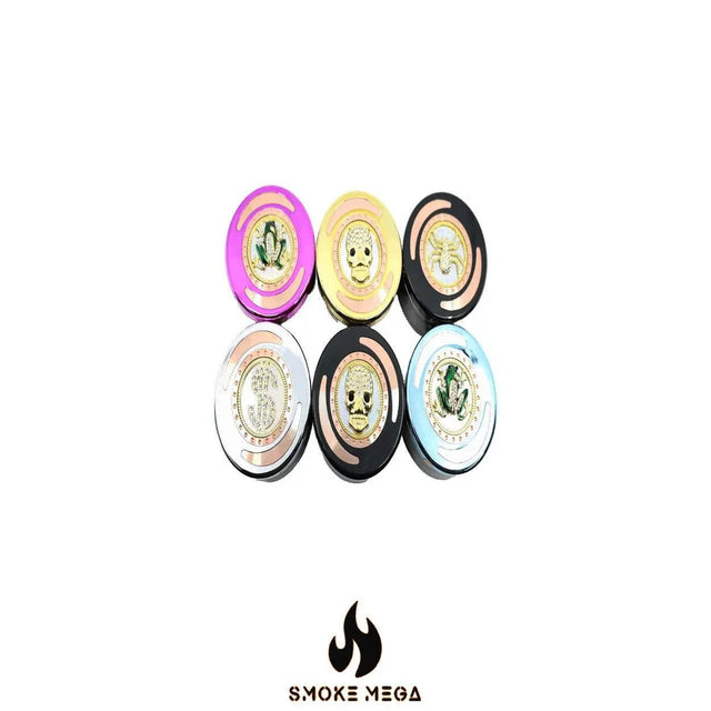 100mm Multiple Design Art 4 Part Grinder - SmokeMEGA