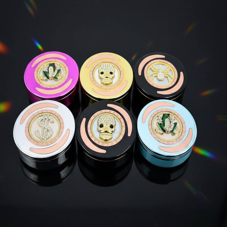 100mm Multiple Design Art 4 Part Grinder - SmokeMEGA