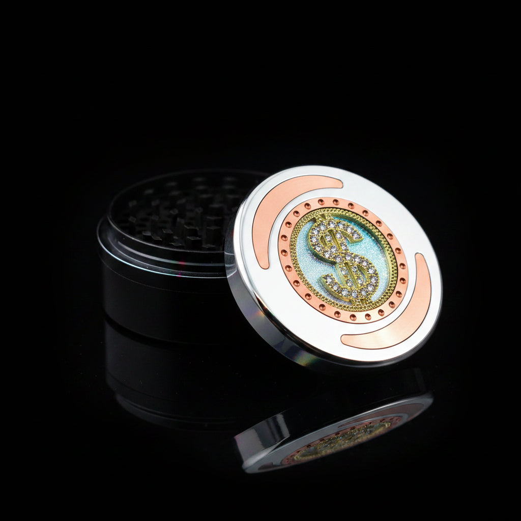 100mm Multiple Design Art 4 Part Grinder - SmokeMEGA