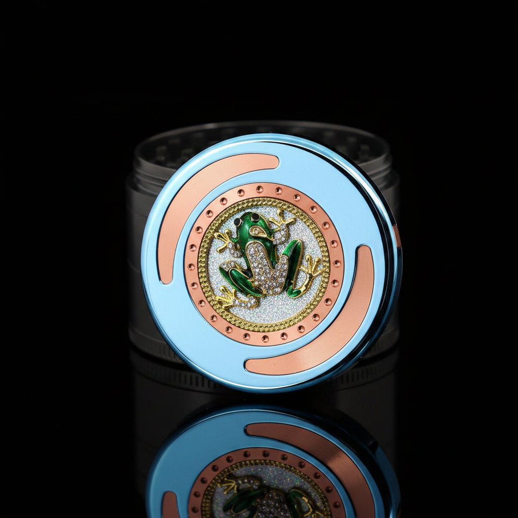 100mm Multiple Design Art 4 Part Grinder - SmokeMEGA