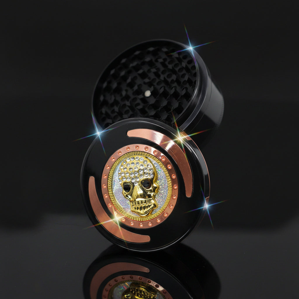100mm Multiple Design Art 4 Part Grinder - SmokeMEGA