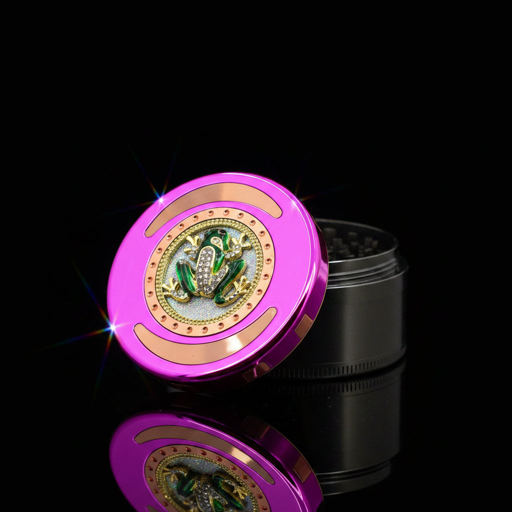 100mm Multiple Design Art 4 Part Grinder - SmokeMEGA