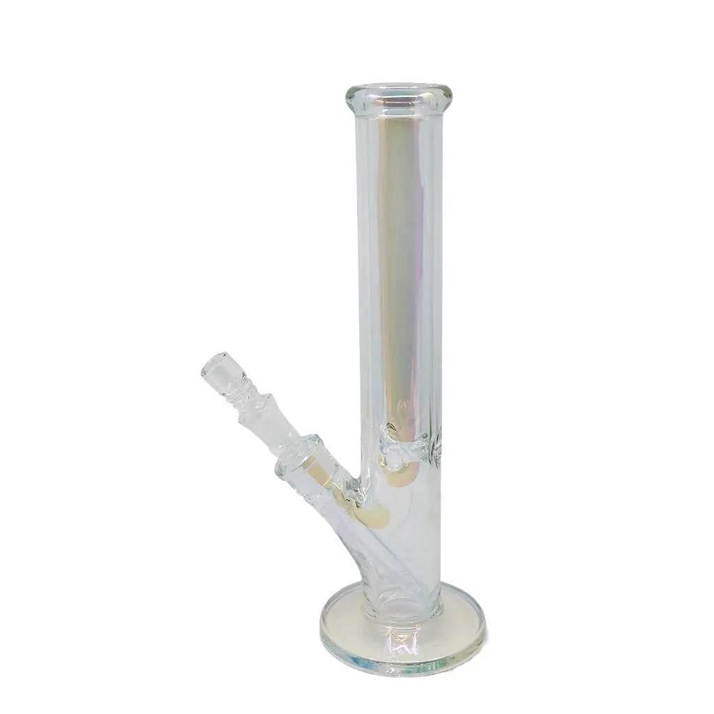 14 Inch Metallic Straights Water Bong - SmokeMEGA
