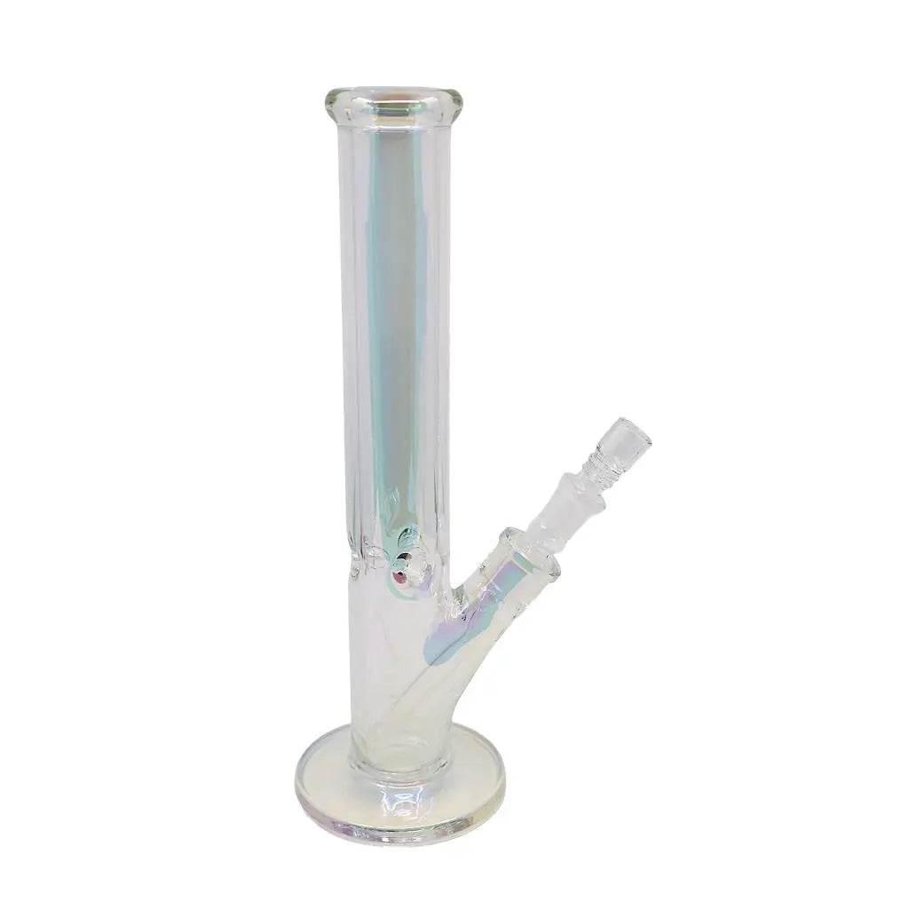 14 Inch Metallic Straights Water Bong - SmokeMEGA