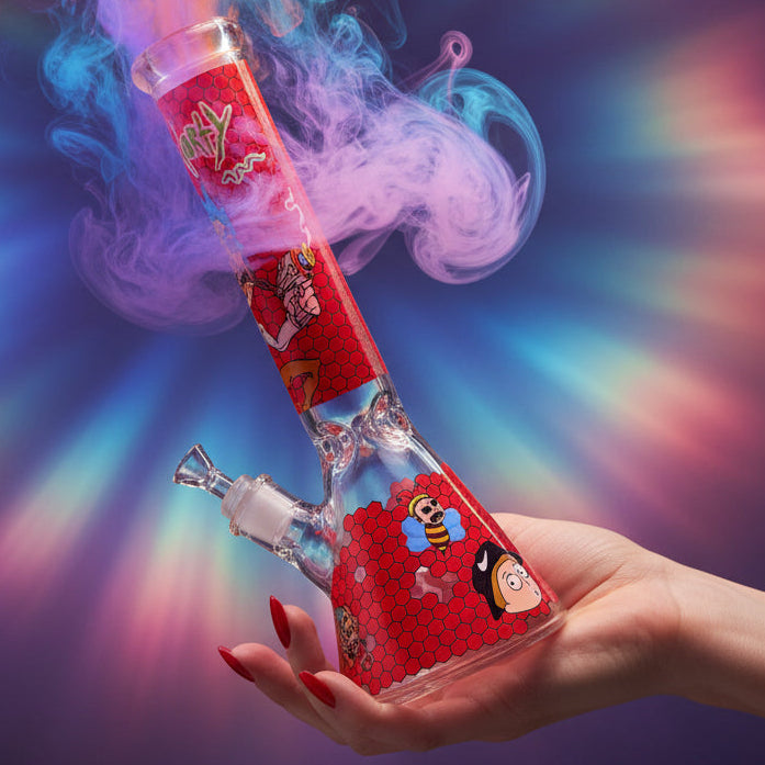 14 inch Honey bee Becker bong - SmokeMEGA