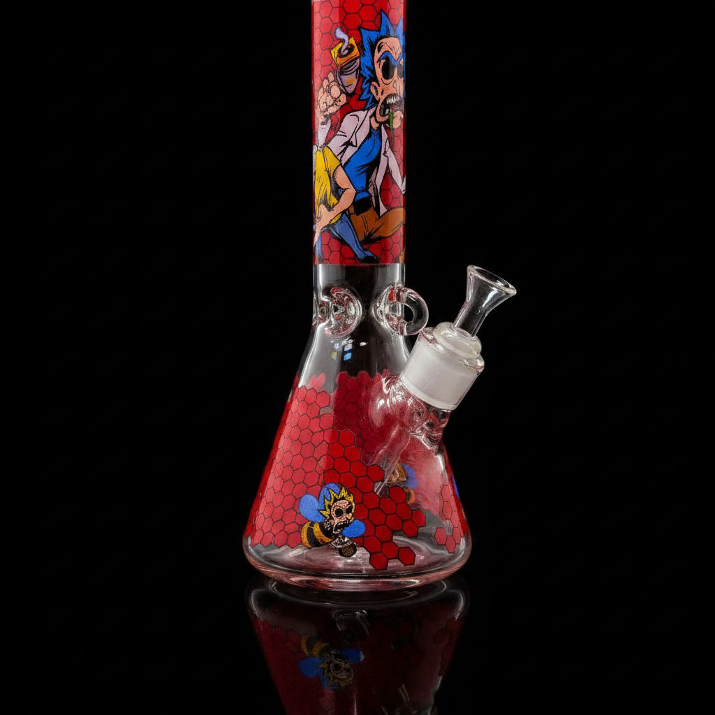 14 inch Honey bee Becker bong - SmokeMEGA