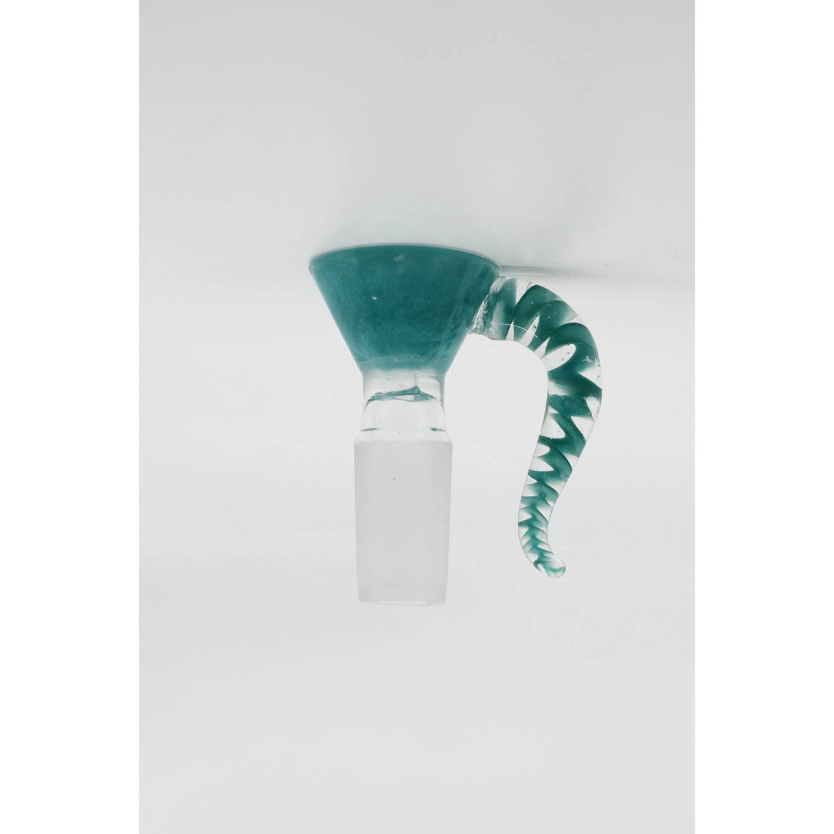 14-mm Glass & Glass Single Horn Frit Bowls - SmokeMEGA