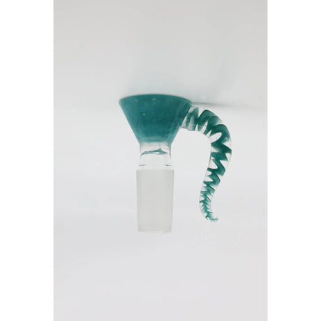 14-mm Glass & Glass Single Horn Frit Bowls - SmokeMEGA