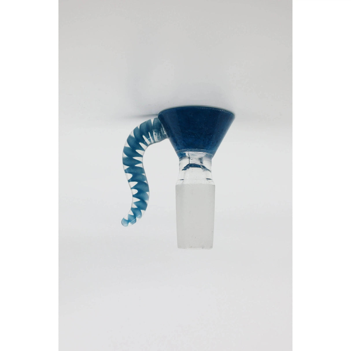 14-mm Glass & Glass Single Horn Frit Bowls - SmokeMEGA