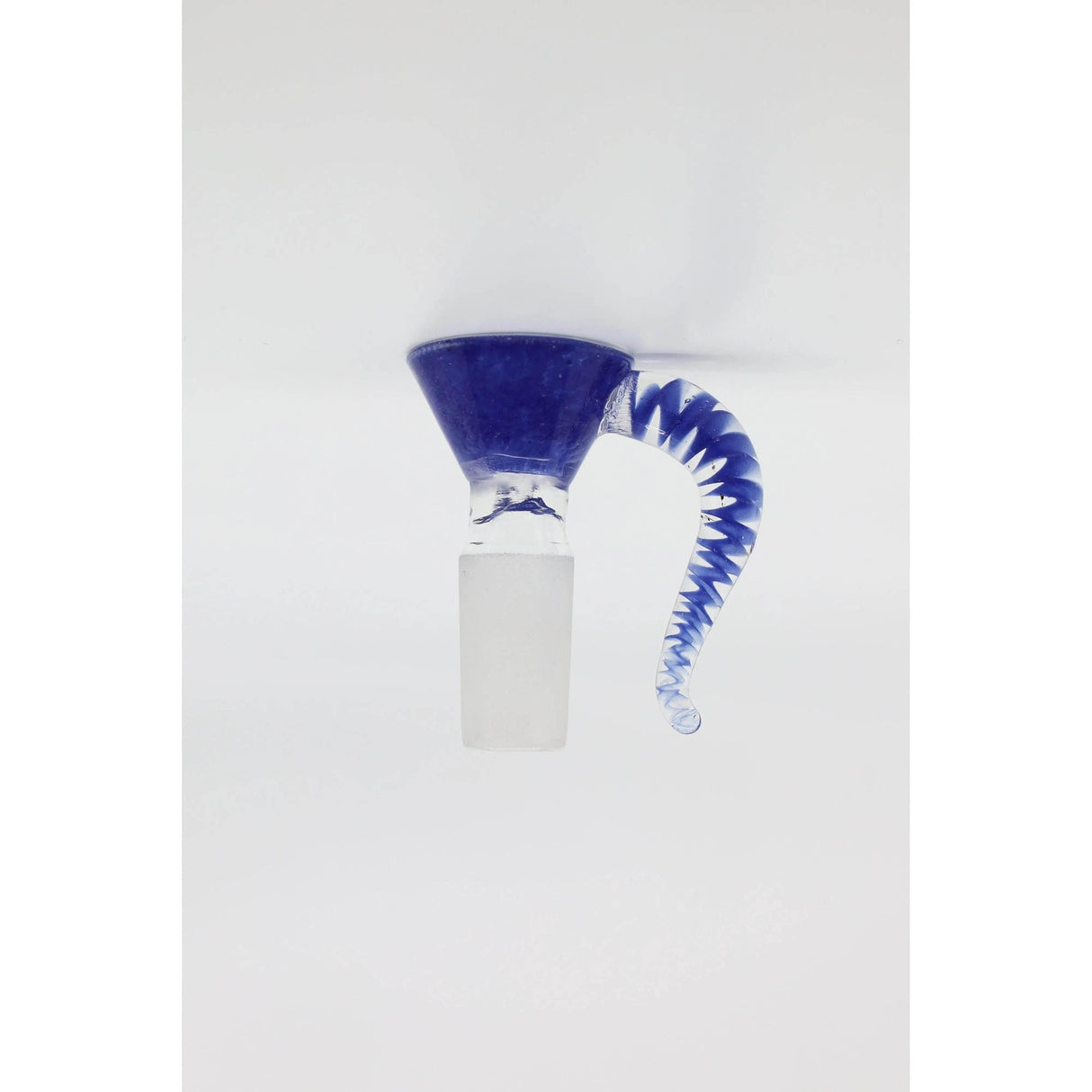 14-mm Glass & Glass Single Horn Frit Bowls - SmokeMEGA