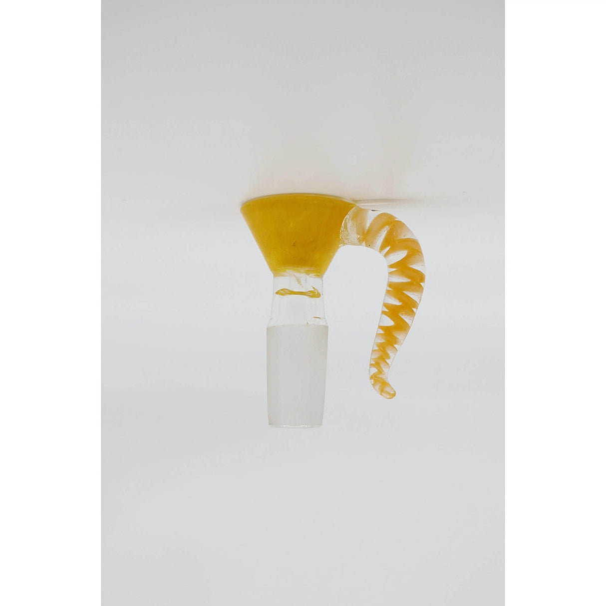 14-mm Glass & Glass Single Horn Frit Bowls - SmokeMEGA