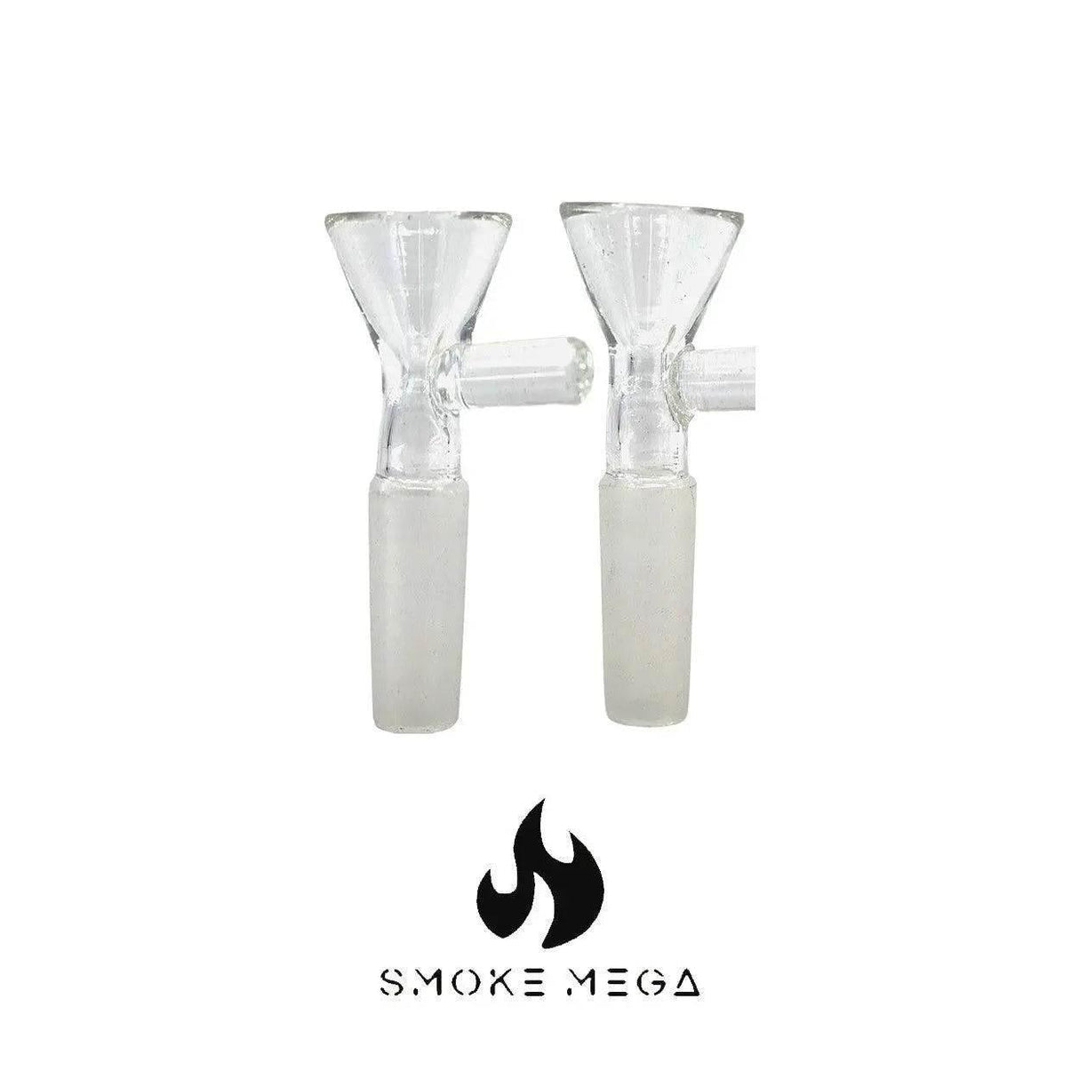 14-mm Male Funnel Borosilicate Glass Bowl - SmokeMEGA