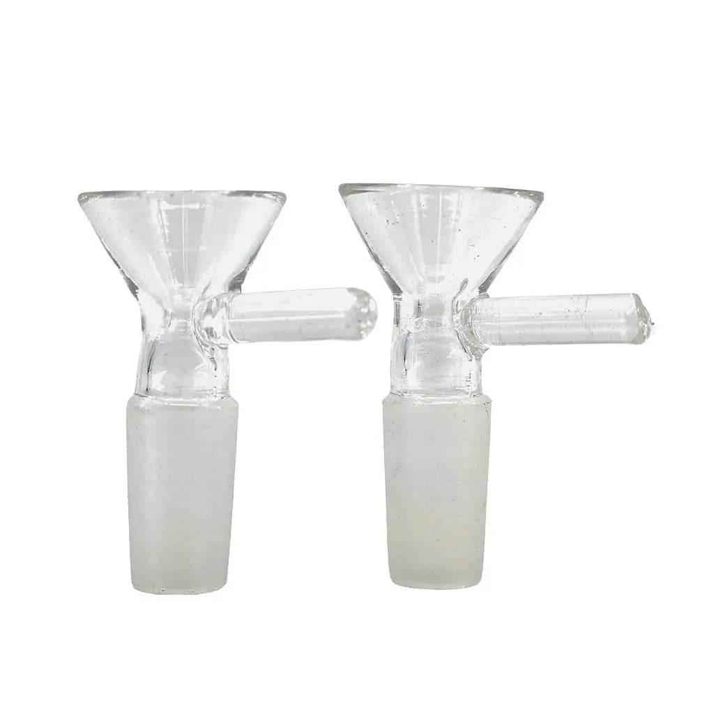 14-mm Male Funnel Borosilicate Glass Bowl - SmokeMEGA