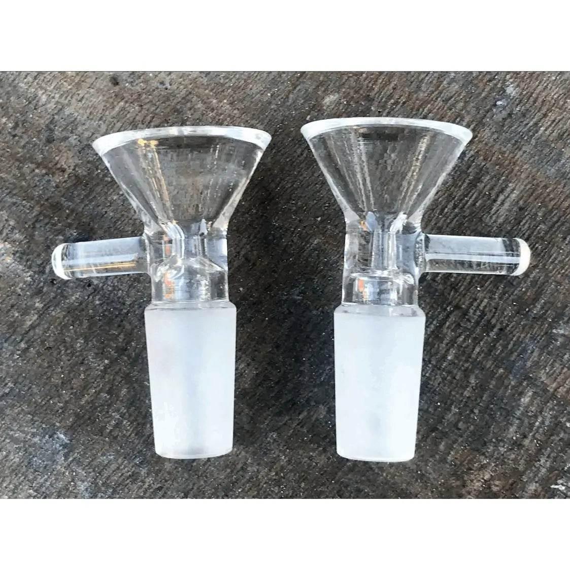 14-mm Male Funnel Borosilicate Glass Bowl - SmokeMEGA