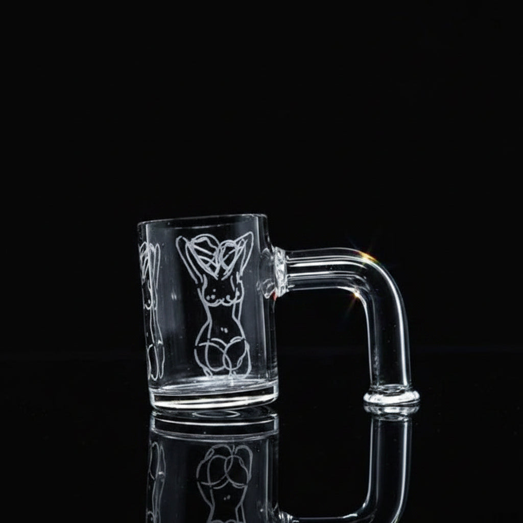 14 mm different Caracter Design Quartz Banger - SmokeMEGA