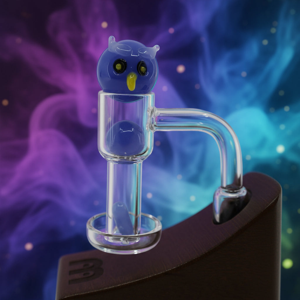 14mm 90° Angle Quartz Turp Slurper Set- Different Designs - SmokeMEGA