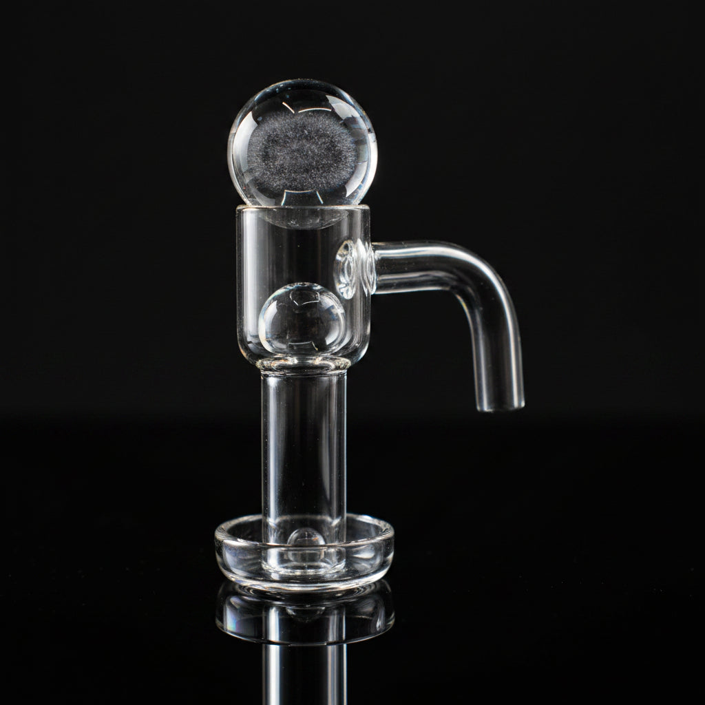 14mm 90° Angle Quartz Turp Slurper Set- Different Designs - SmokeMEGA