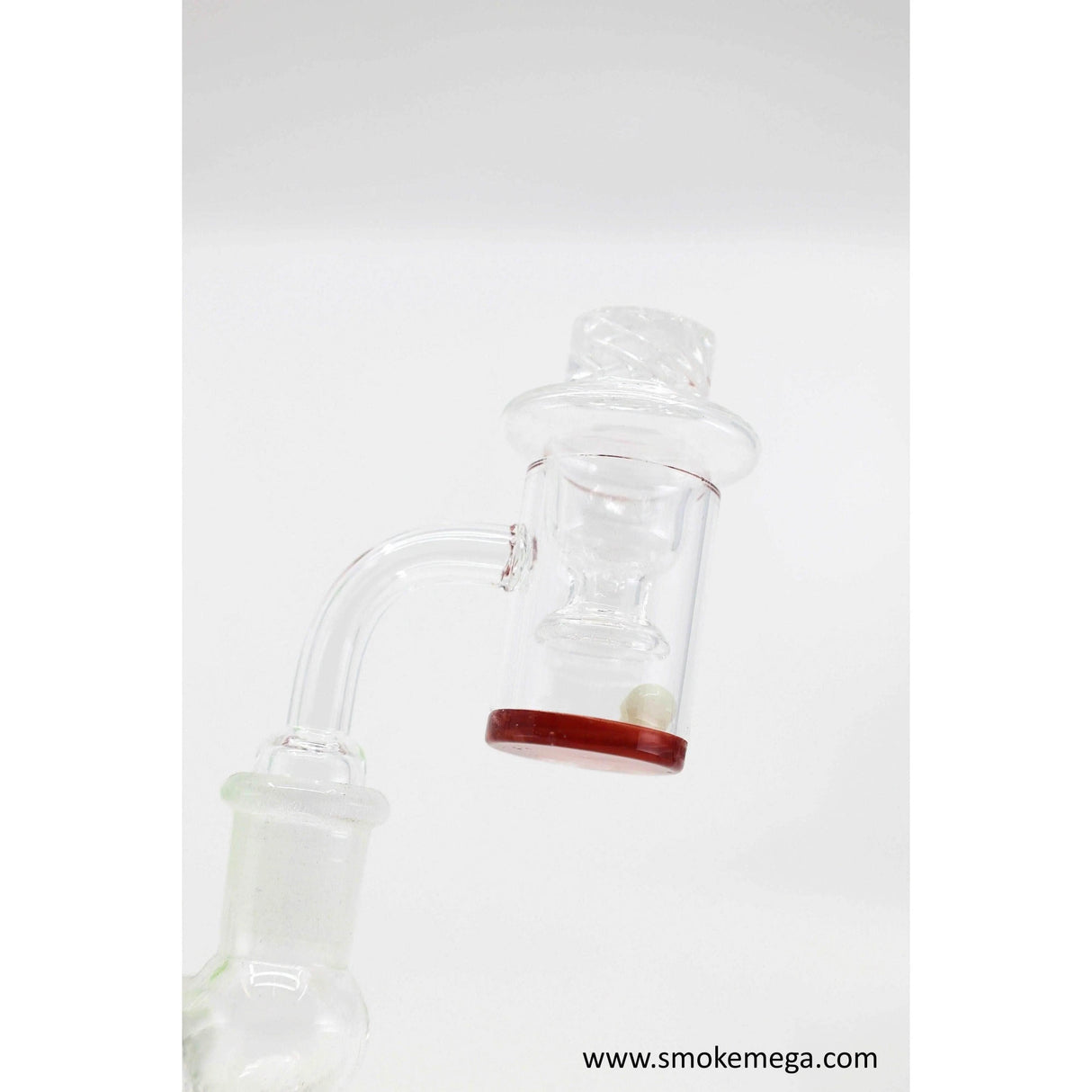 14mm Color Base Spin Quartz Banger - SmokeMEGA