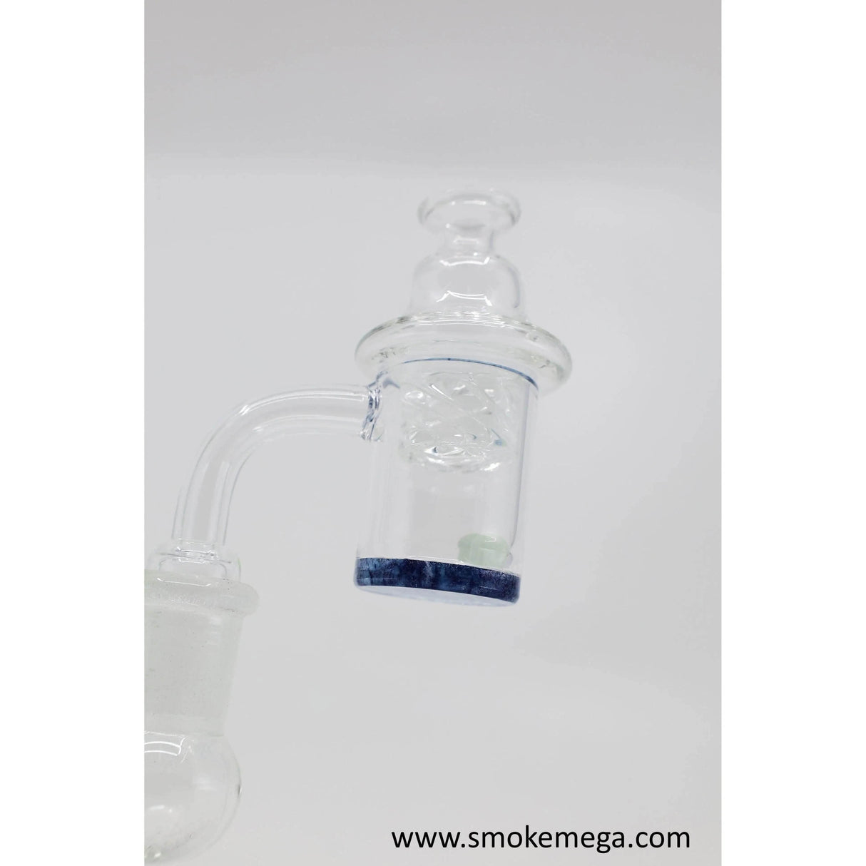 14mm Color Base Spin Quartz Banger - SmokeMEGA
