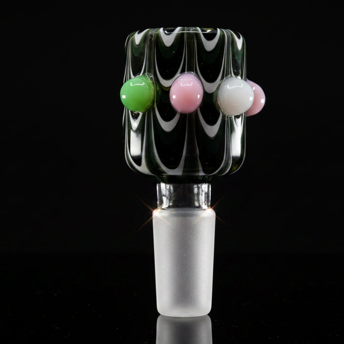 14mm Colorful Swirl Bowl - SmokeMEGA