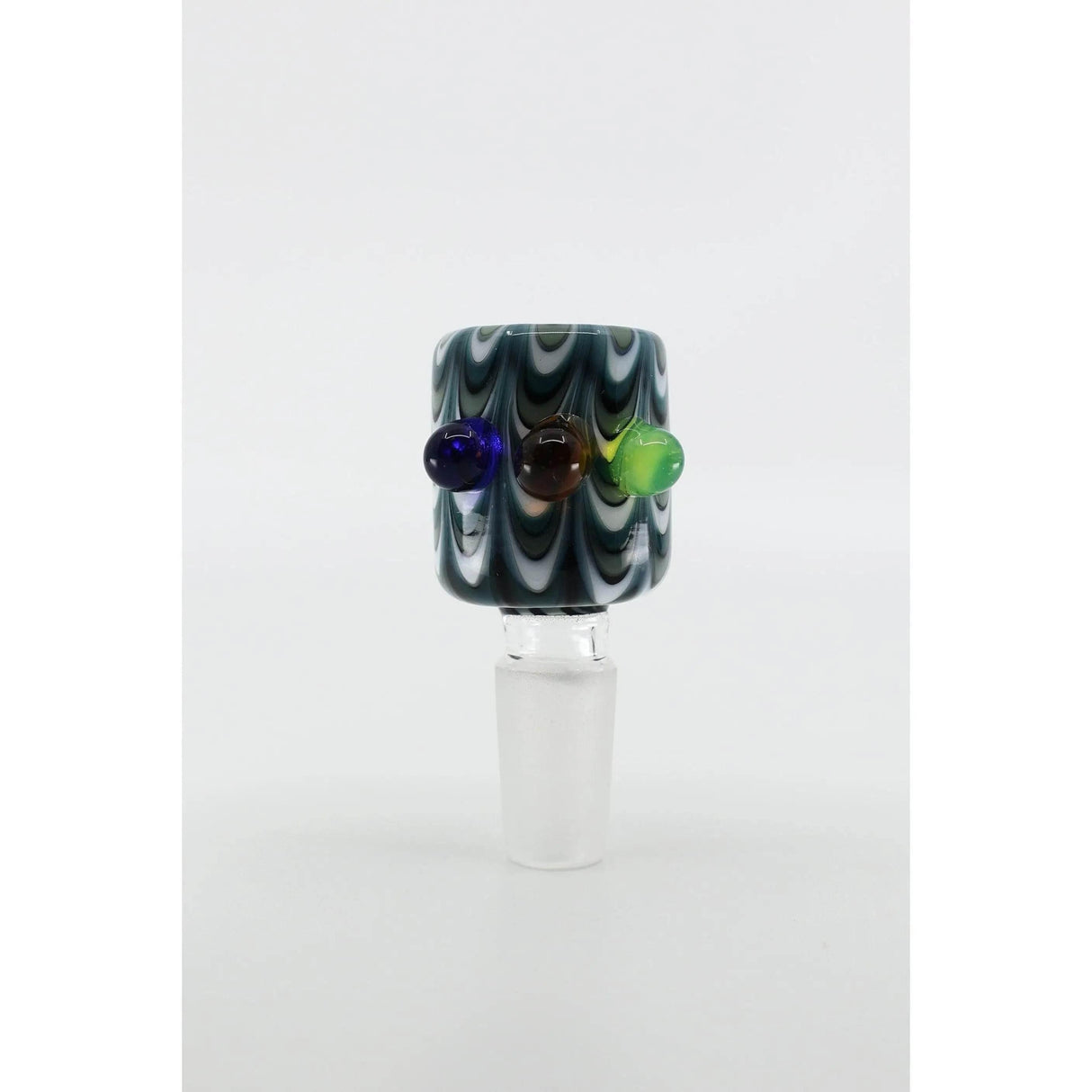 14mm Colorful Swirl Bowl - SmokeMEGA