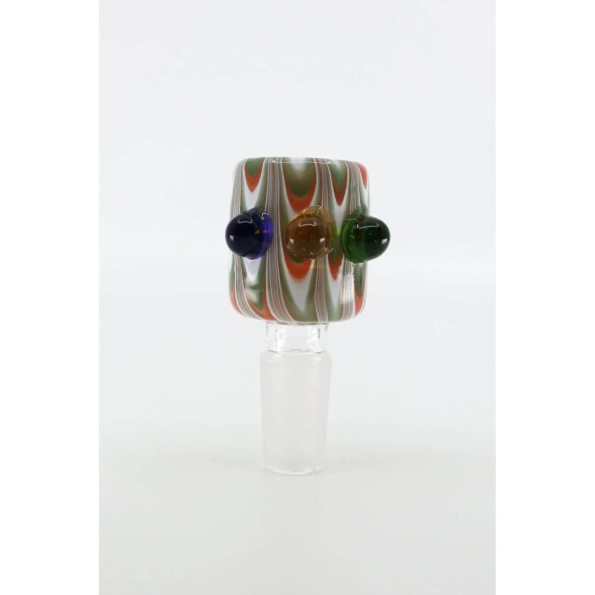 14mm Colorful Swirl Bowl - SmokeMEGA