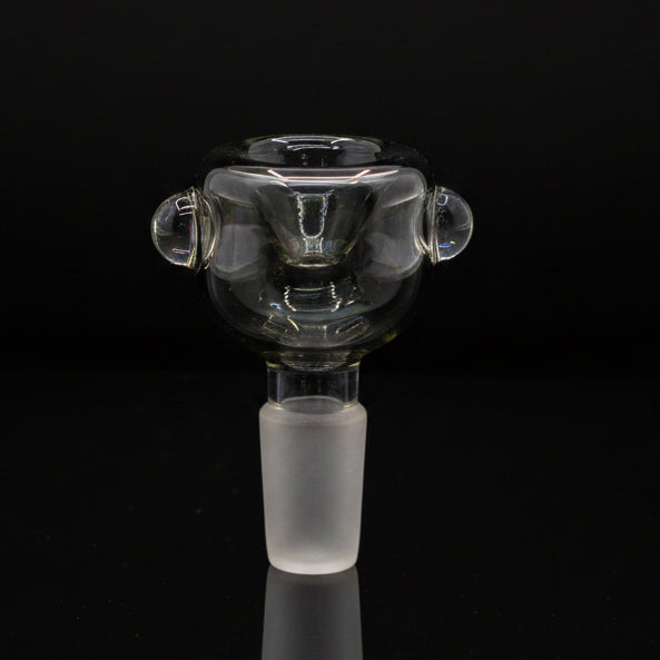 14mm Glass on Glass Bubble Bowl - SmokeMEGA