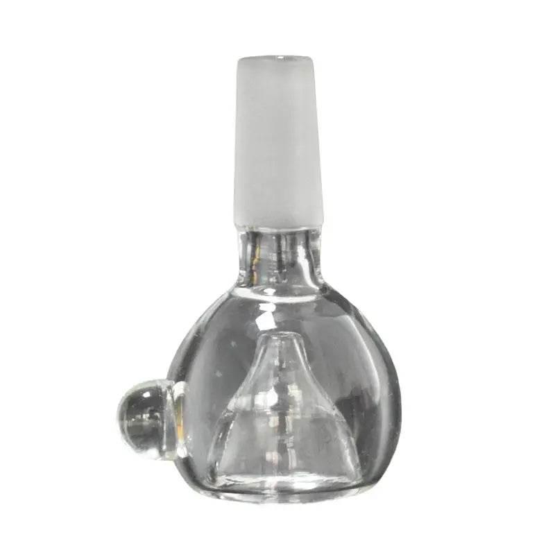 14mm Male- Clear Glass-on-Glass Bowls - SmokeMEGA
