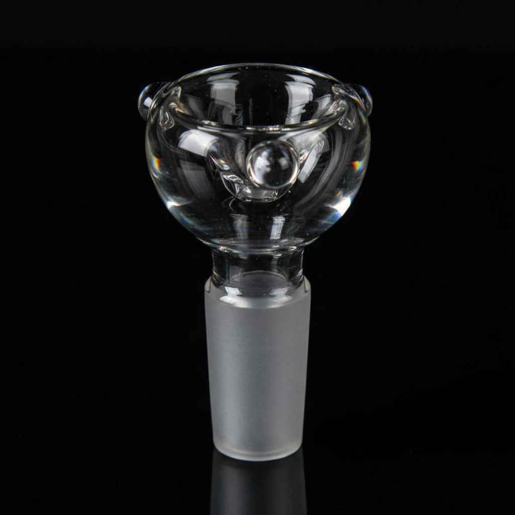 14mm Male Funnel Bowl, Bong Borosilicate Glass - SmokeMEGA
