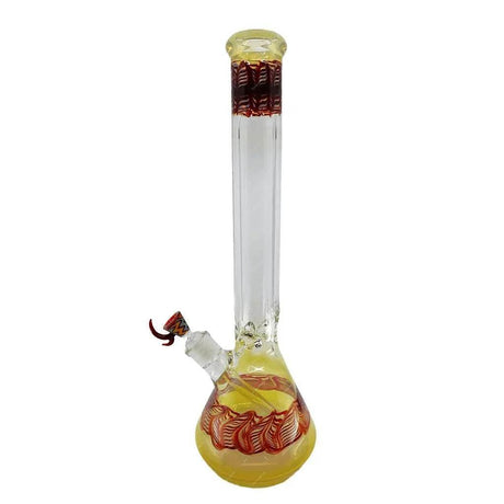 18 Inch 9mm American made Color art Beaker Bong with US logo - SmokeMEGA