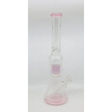 18" 12 arms 9 mm  Beaker Colored Bottom water Bong
