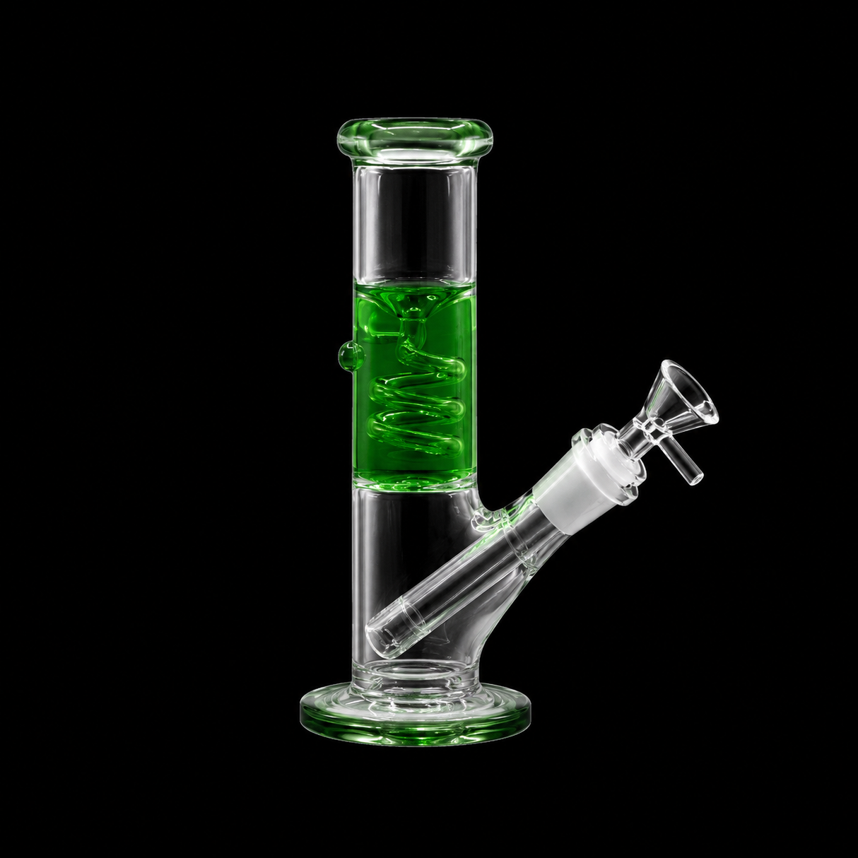 Glycerin Straight Shooter Water Pipe Bong with 14mm Male Bowl