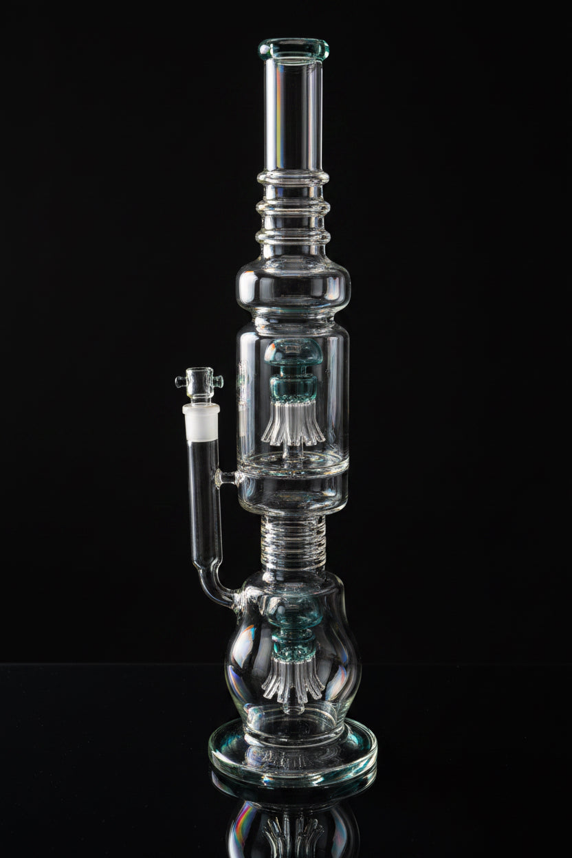 20 Inch Mushrooms-Jellyfish Perc Big Bongs Thick Glass Huge Water pipe - SmokeMEGA