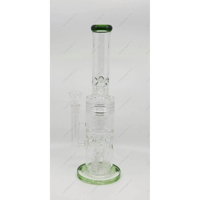 20 inch Triple Shower head button Water Bong - SmokeMEGA