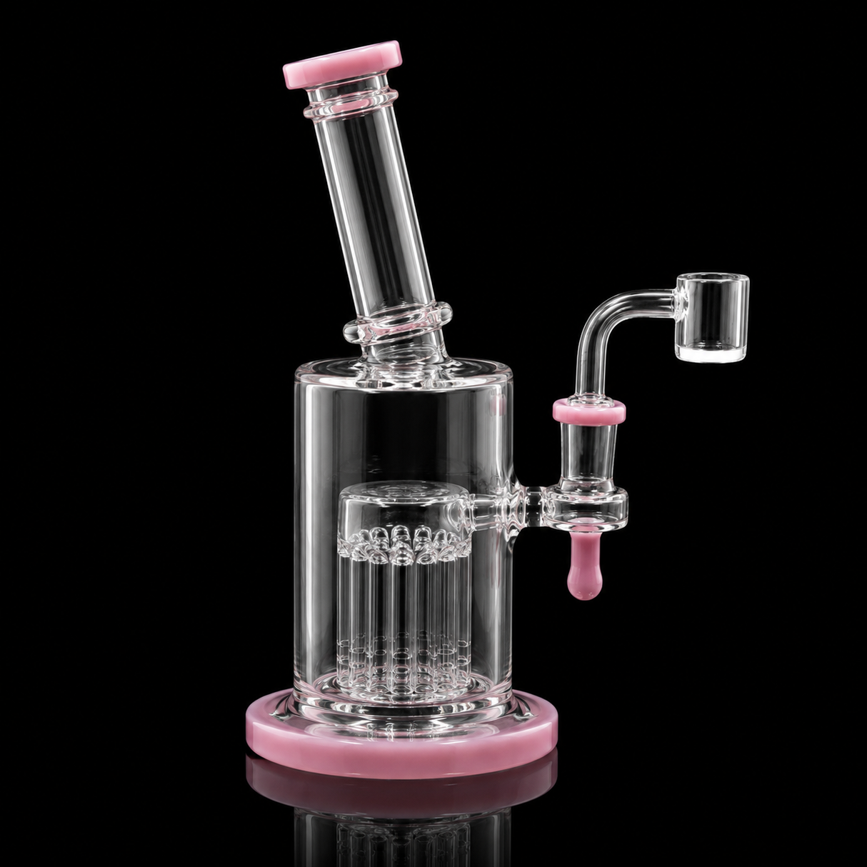 8” Matrix Perc Glass Dab Rig