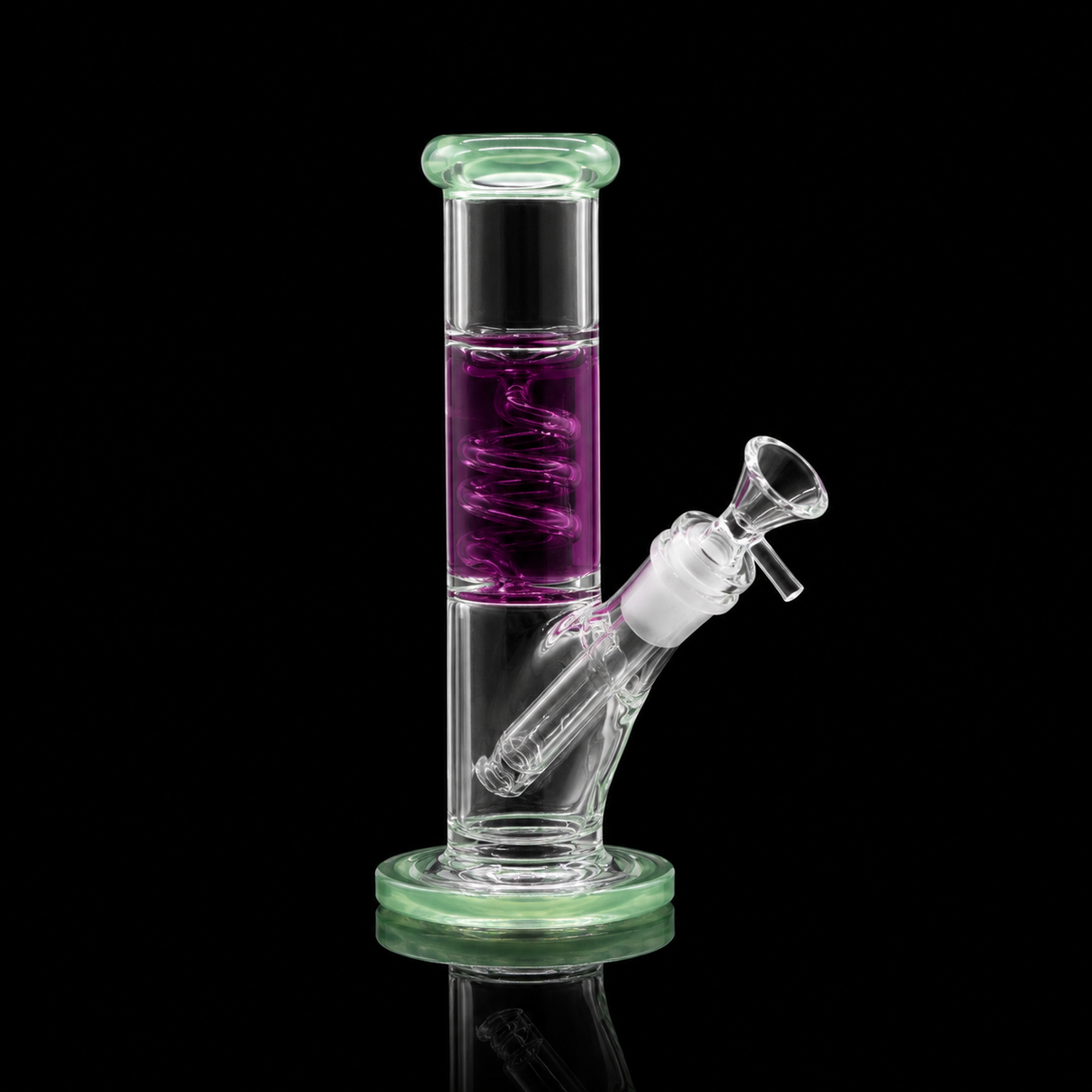 Glycerin Straight Shooter Water Pipe Bong with 14mm Male Bowl