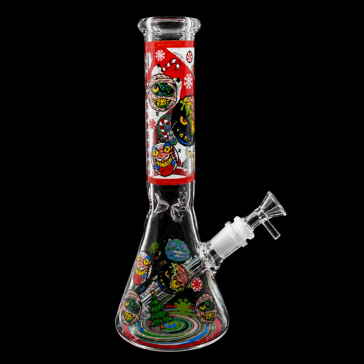 10 Inch Christmas Monster Beaker Bong | SmokeMEGA