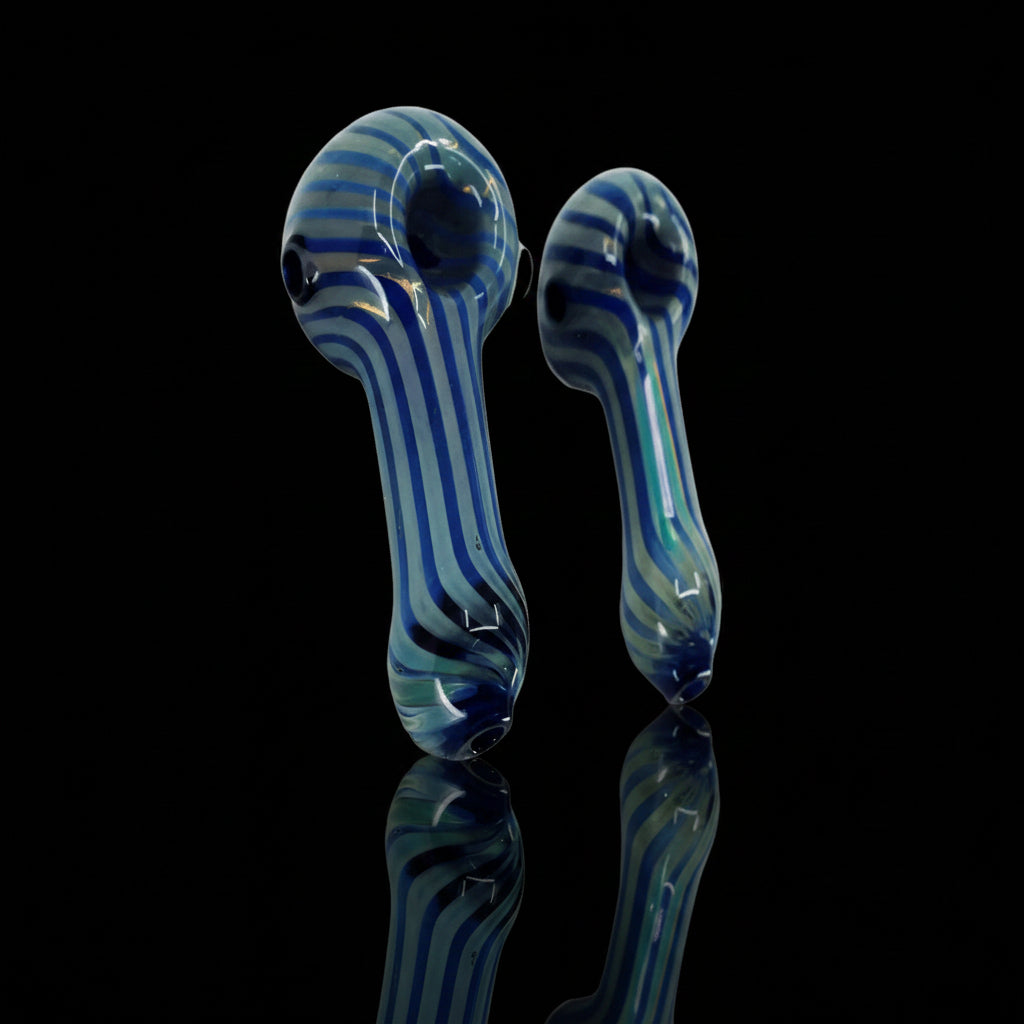 4" Color Art Hand Pipe made from high-quality borosilicate glass with colorful artistic design.
