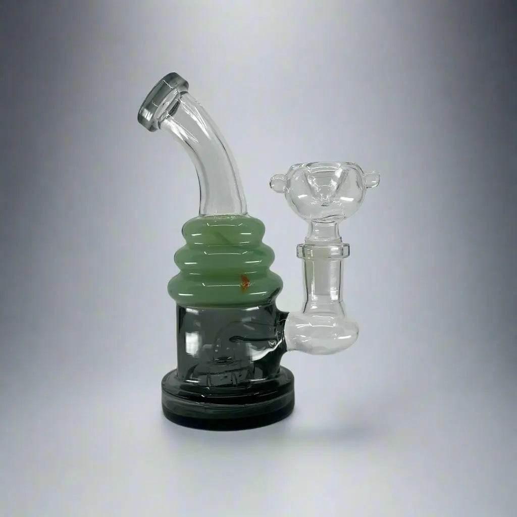 6 Inch Mini Dab Rig | Unique Addition Ice Cream Design - SmokeMEGA