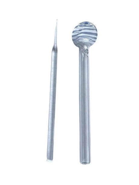 6 Inches Glass Oil Burner dab spoon pipe - SmokeMEGA