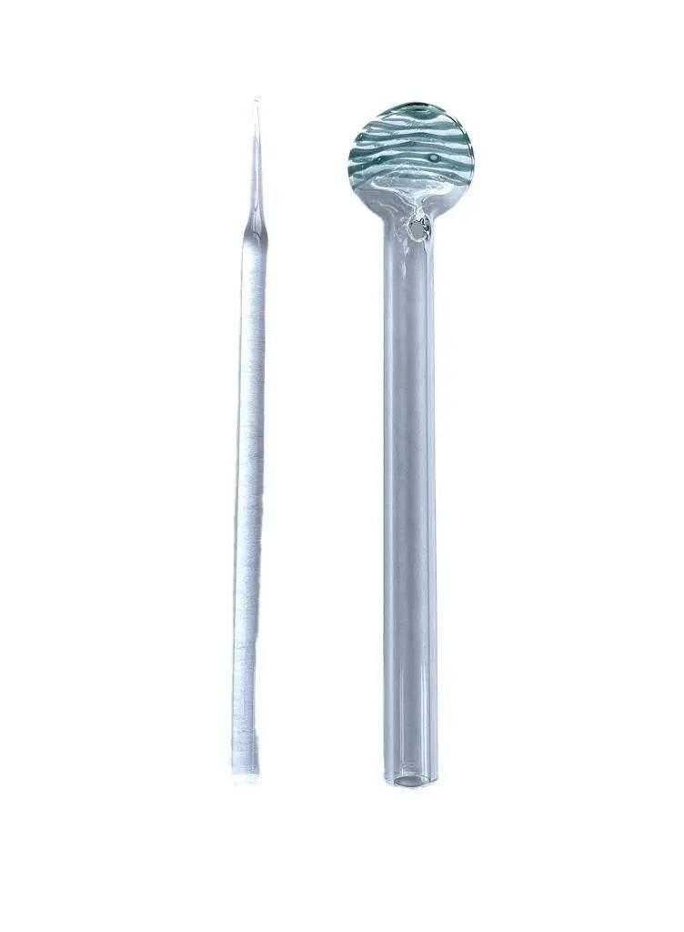 6 Inches Glass Oil Burner dab spoon pipe - SmokeMEGA