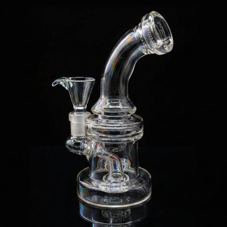 6 Inches Metal Color Dab Rig - SmokeMEGA