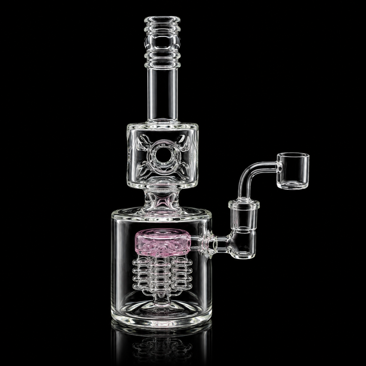 9 Inch Multi Cylinder Showerhead Dab Rig | SmokeMEGA