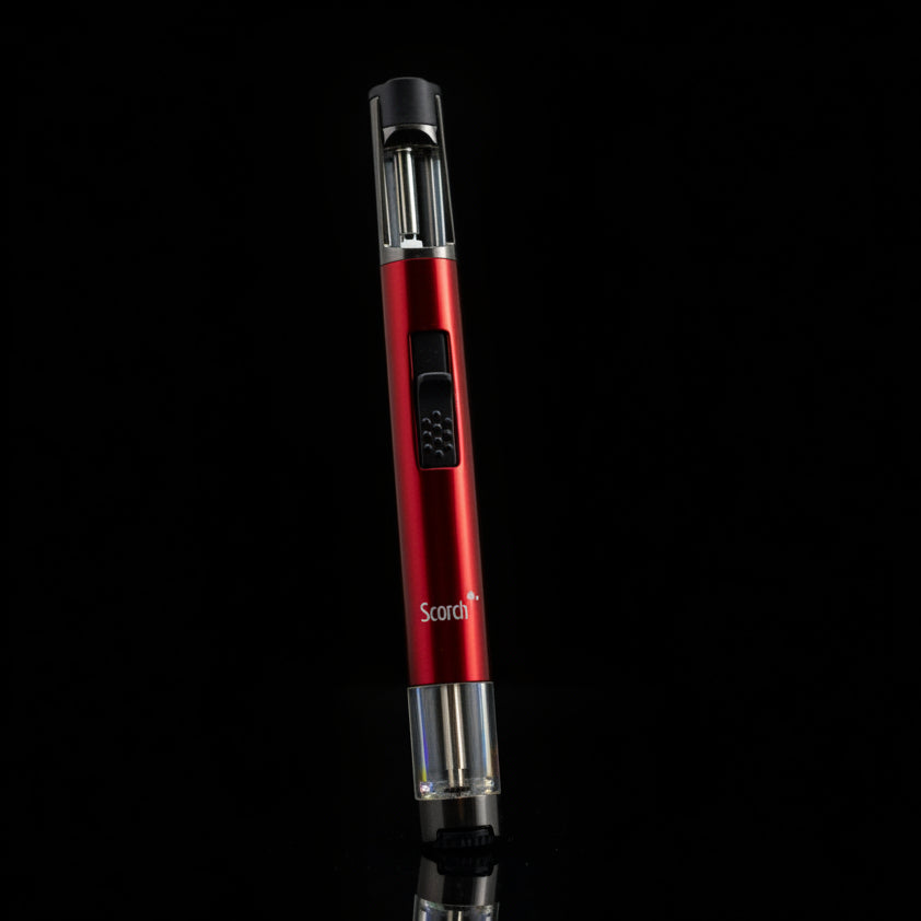 6162Scorch Torch Slim Pencil w/ Butane Window Single Flame Torch Lighter9 - SmokeMEGA