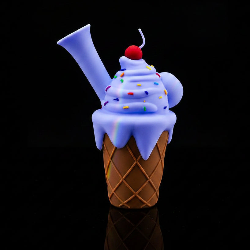 6" Ice Cream Silicone Dab Rig