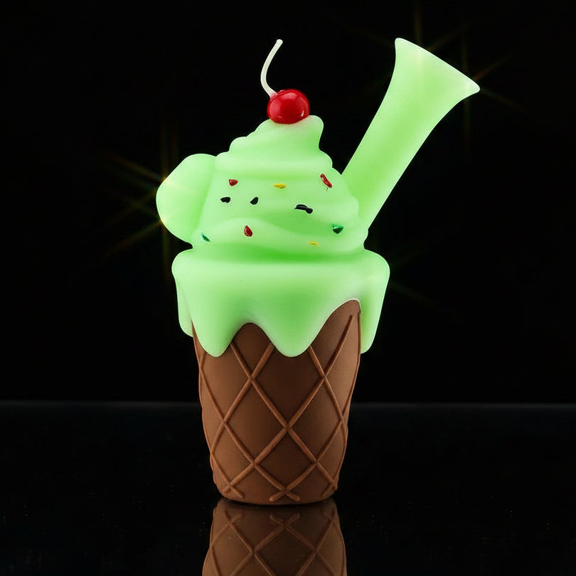 6" Ice Cream Silicone Dab Rig