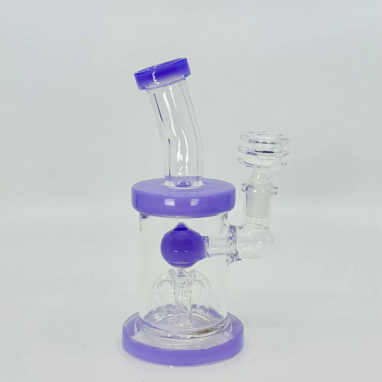 6" Slime Color Tree Perc Dab Rig